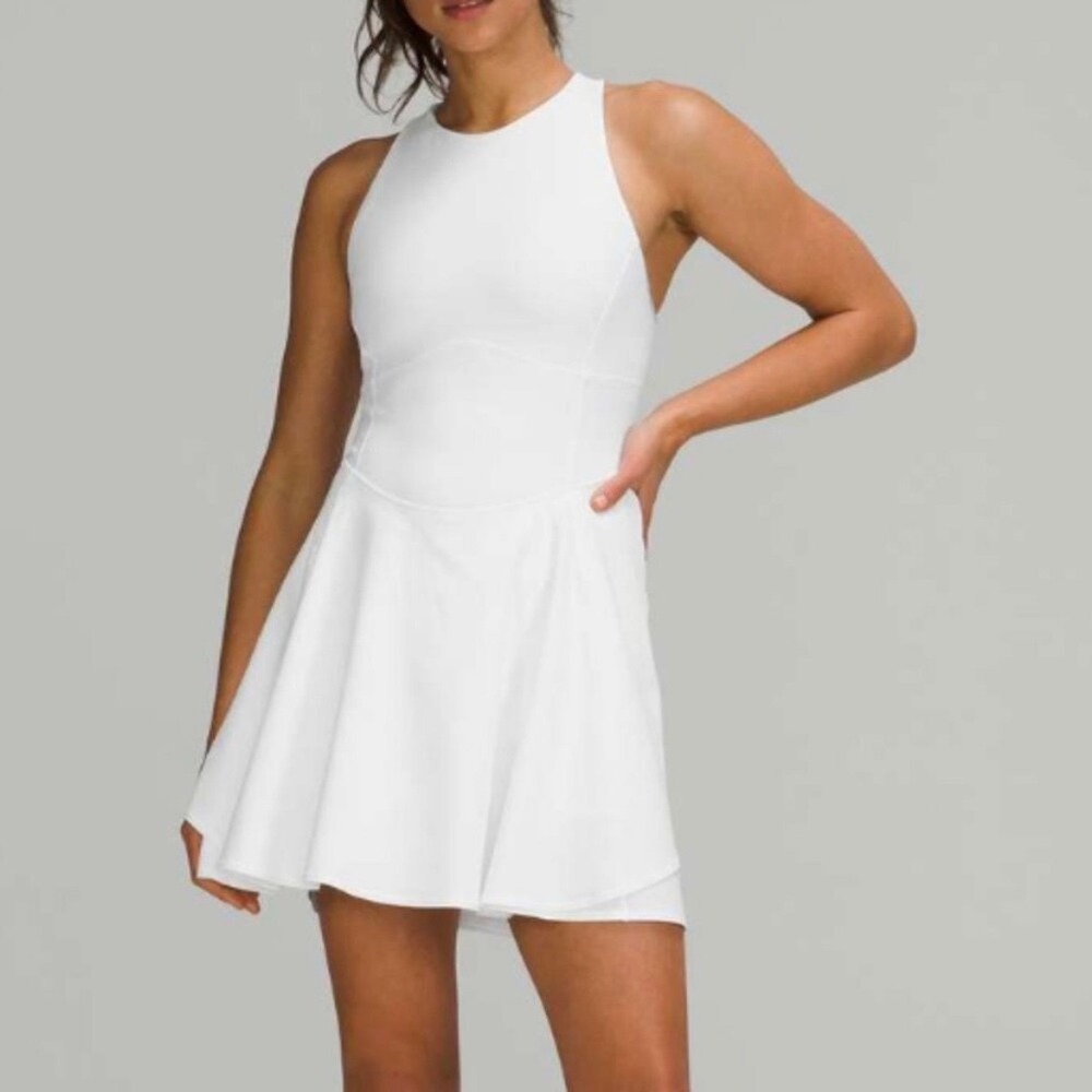 lululemon athletica White Racerback Tennis Dress